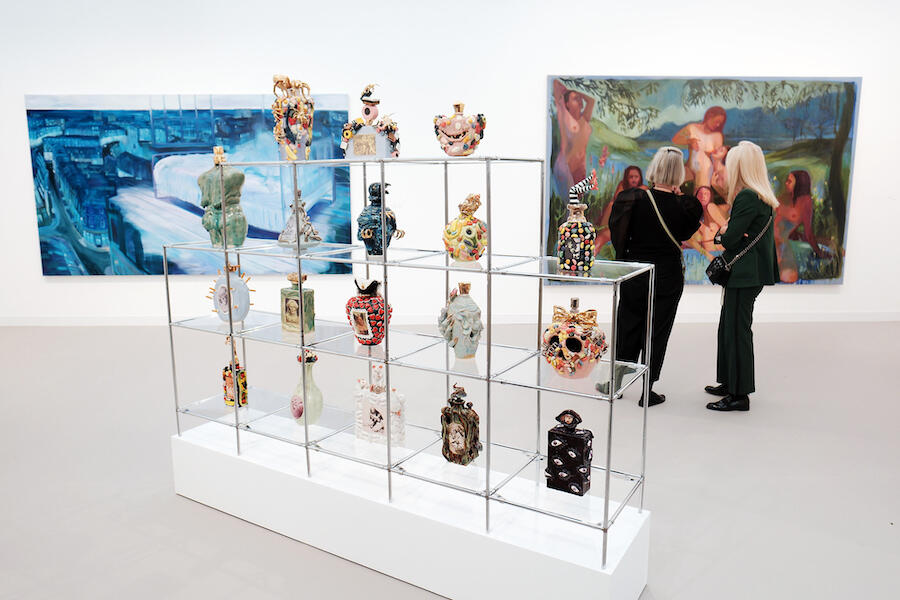 Carl Freedman Gallery at Frieze London 2025. Photo: Linda Nylind