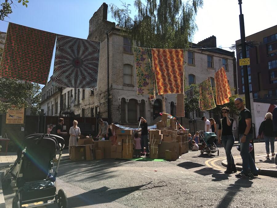 A community event at 10-16 Ashwin Street, 2018