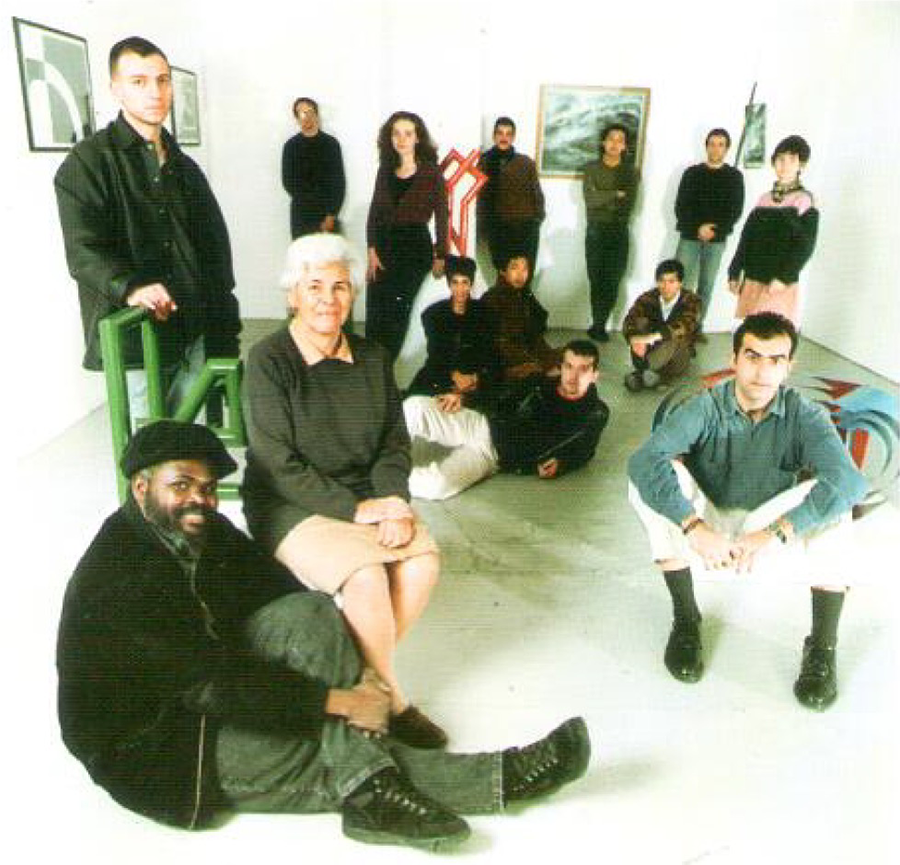 A group image of Delfina Studio Trust, 1993.